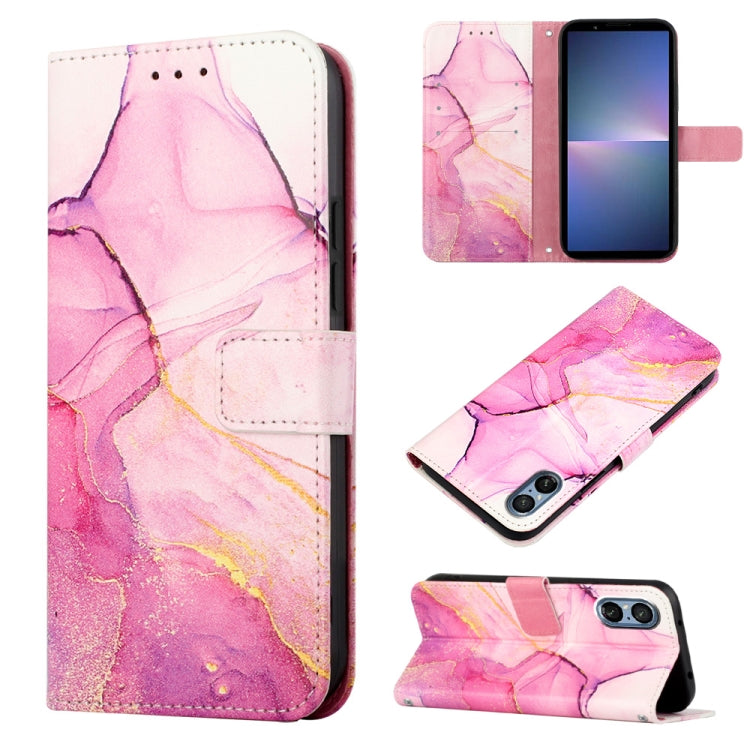 PT003 Marble Pattern Flip Leather Phone Case, For Sony Xperia 1 VIII, For Sony Xperia 10 VI, For Sony Xperia 1 VI, For Sony Xperia 5 VI, For Sony Xperia 5 V, For Sony Xperia 1 V, For Sony Xperia 10 V, For Sony Xperia 10 IV