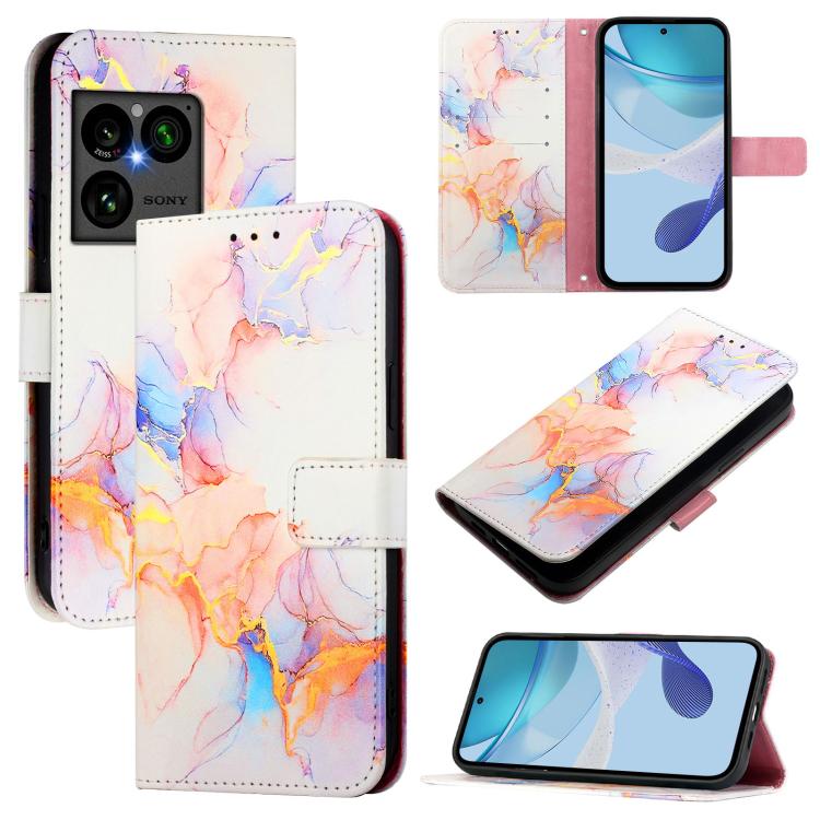 PT003 Marble Pattern Flip Leather Phone Case, For Sony Xperia 1 VIII, For Sony Xperia 10 VI, For Sony Xperia 1 VI, For Sony Xperia 5 VI, For Sony Xperia 5 V, For Sony Xperia 1 V, For Sony Xperia 10 V, For Sony Xperia 10 IV
