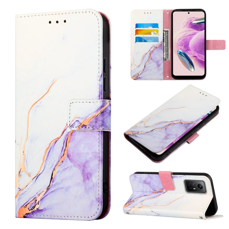 PT003 Marble Pattern Flip Leather Phone Case, For Xiaomi 13T, For Xiaomi Redmi Note 12S 4G Global, For Xiaomi Poco F5 5G/Redmi Note 12 Turbo, For Xiaomi Poco F5 Pro 5G/Redmi K60