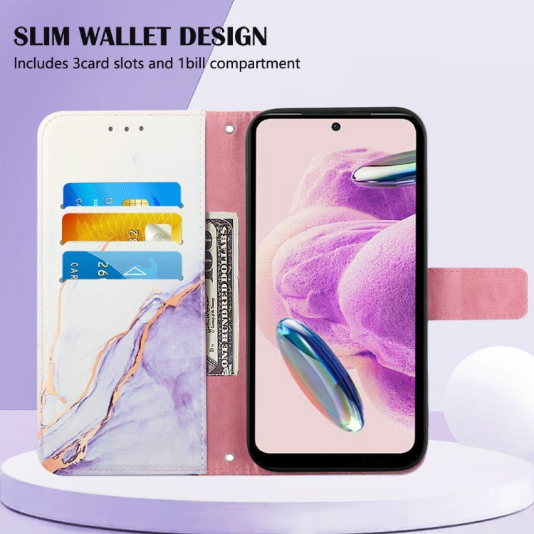 PT003 Marble Pattern Flip Leather Phone Case, For Xiaomi 13T, For Xiaomi Redmi Note 12S 4G Global, For Xiaomi Poco F5 5G/Redmi Note 12 Turbo, For Xiaomi Poco F5 Pro 5G/Redmi K60