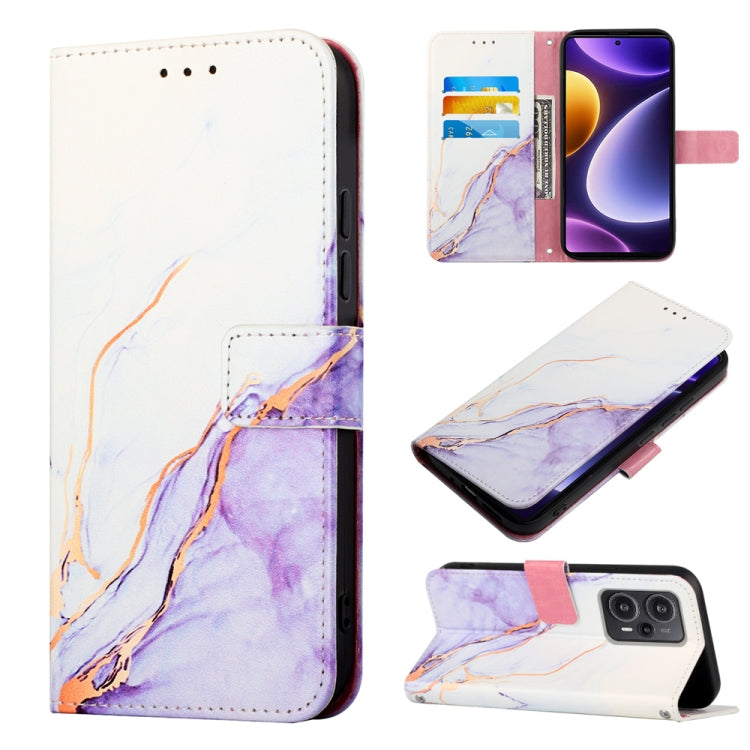 PT003 Marble Pattern Flip Leather Phone Case, For Xiaomi 13T, For Xiaomi Redmi Note 12S 4G Global, For Xiaomi Poco F5 5G/Redmi Note 12 Turbo, For Xiaomi Poco F5 Pro 5G/Redmi K60