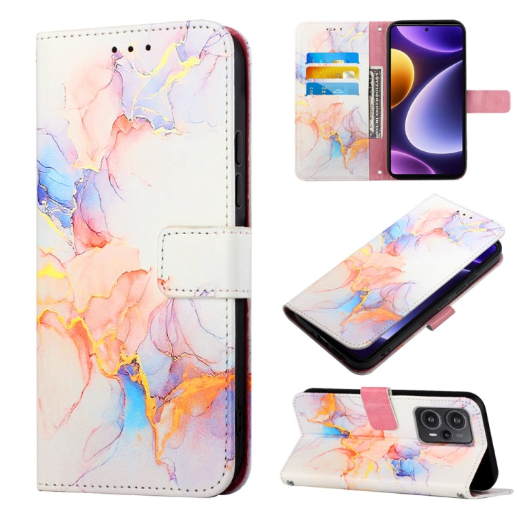PT003 Marble Pattern Flip Leather Phone Case, For Xiaomi 13T, For Xiaomi Redmi Note 12S 4G Global, For Xiaomi Poco F5 5G/Redmi Note 12 Turbo, For Xiaomi Poco F5 Pro 5G/Redmi K60