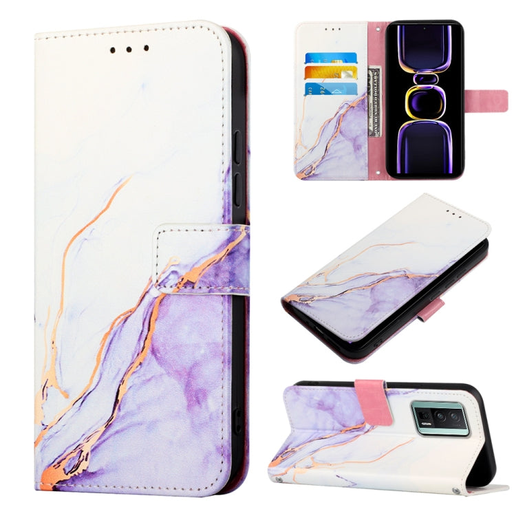 PT003 Marble Pattern Flip Leather Phone Case, For Xiaomi 13T, For Xiaomi Redmi Note 12S 4G Global, For Xiaomi Poco F5 5G/Redmi Note 12 Turbo, For Xiaomi Poco F5 Pro 5G/Redmi K60