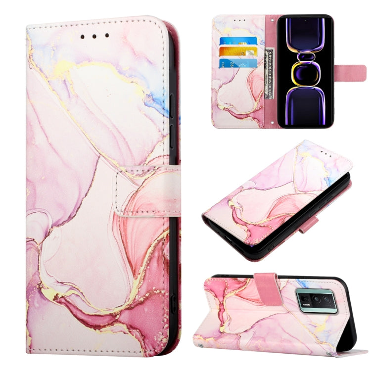 PT003 Marble Pattern Flip Leather Phone Case, For Xiaomi 13T, For Xiaomi Redmi Note 12S 4G Global, For Xiaomi Poco F5 5G/Redmi Note 12 Turbo, For Xiaomi Poco F5 Pro 5G/Redmi K60