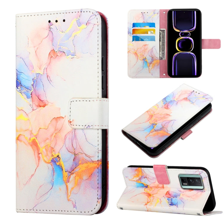 PT003 Marble Pattern Flip Leather Phone Case, For Xiaomi 13T, For Xiaomi Redmi Note 12S 4G Global, For Xiaomi Poco F5 5G/Redmi Note 12 Turbo, For Xiaomi Poco F5 Pro 5G/Redmi K60