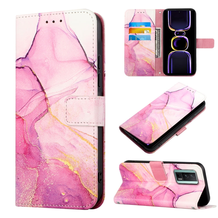 PT003 Marble Pattern Flip Leather Phone Case, For Xiaomi 13T, For Xiaomi Redmi Note 12S 4G Global, For Xiaomi Poco F5 5G/Redmi Note 12 Turbo, For Xiaomi Poco F5 Pro 5G/Redmi K60