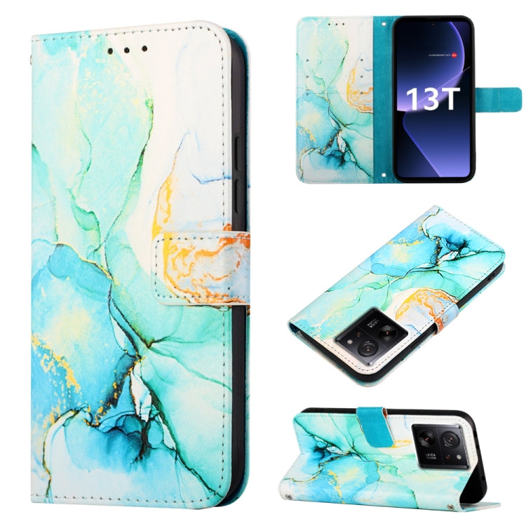 PT003 Marble Pattern Flip Leather Phone Case, For Xiaomi 13T, For Xiaomi Redmi Note 12S 4G Global, For Xiaomi Poco F5 5G/Redmi Note 12 Turbo, For Xiaomi Poco F5 Pro 5G/Redmi K60