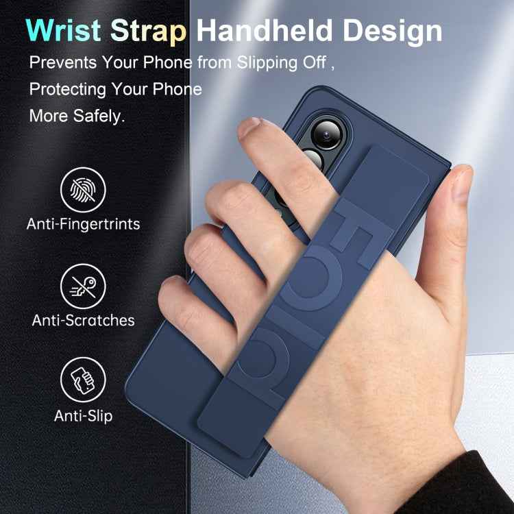 Silicone Wristband Holder Foldable Phone Case, For Samsung Galaxy Z Fold4, For Samsung Galaxy Z Fold3