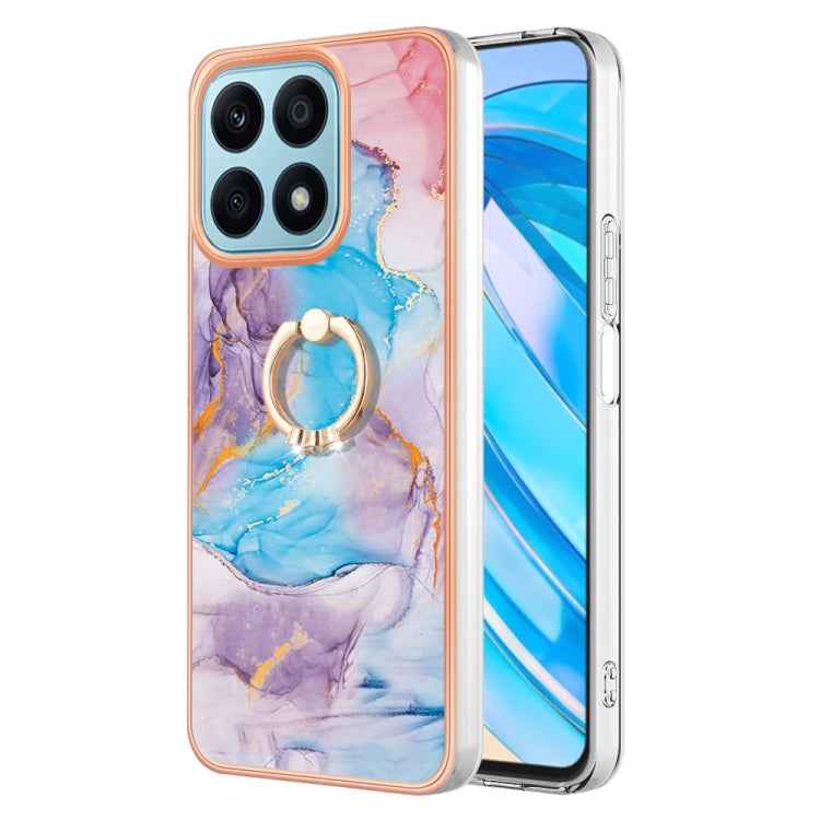 Electroplating IMD TPU Phone Case with Ring, For Honor X7a, For Honor X8a