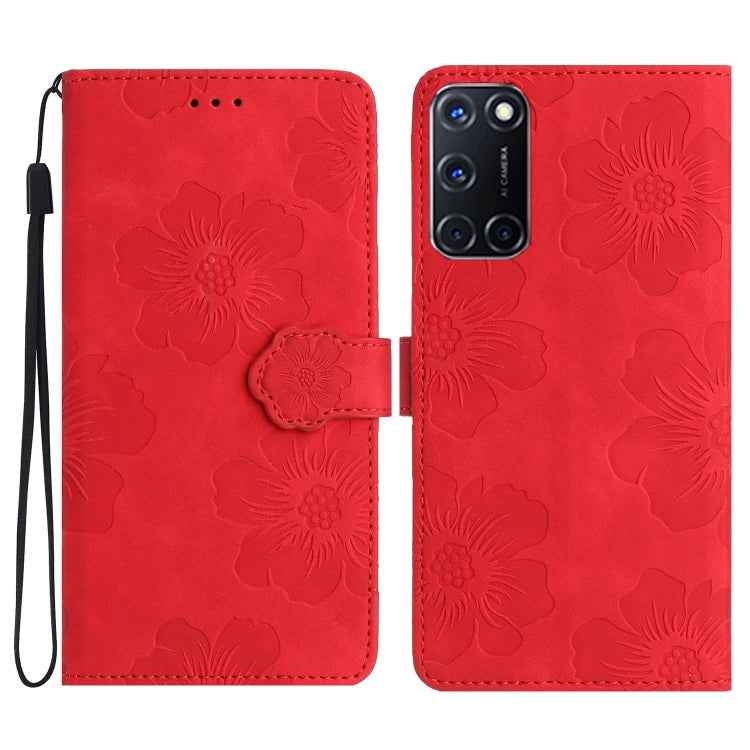 Flower Embossing Pattern Leather Phone Case, For OPPO A36 / A76 / A96, For OPPO A94 5G, For OPPO A74 / A54 / A93 5G, For OPPO A52 / A72 / A92, For OPPO A79 5G