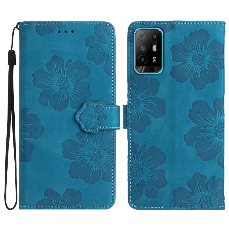 Flower Embossing Pattern Leather Phone Case, For OPPO A36 / A76 / A96, For OPPO A94 5G, For OPPO A74 / A54 / A93 5G, For OPPO A52 / A72 / A92, For OPPO A79 5G