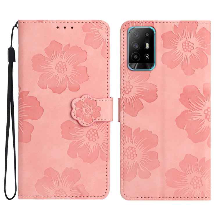 Flower Embossing Pattern Leather Phone Case, For OPPO A36 / A76 / A96, For OPPO A94 5G, For OPPO A74 / A54 / A93 5G, For OPPO A52 / A72 / A92, For OPPO A79 5G