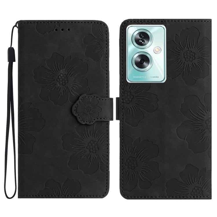 Flower Embossing Pattern Leather Phone Case, For OPPO A36 / A76 / A96, For OPPO A94 5G, For OPPO A74 / A54 / A93 5G, For OPPO A52 / A72 / A92, For OPPO A79 5G