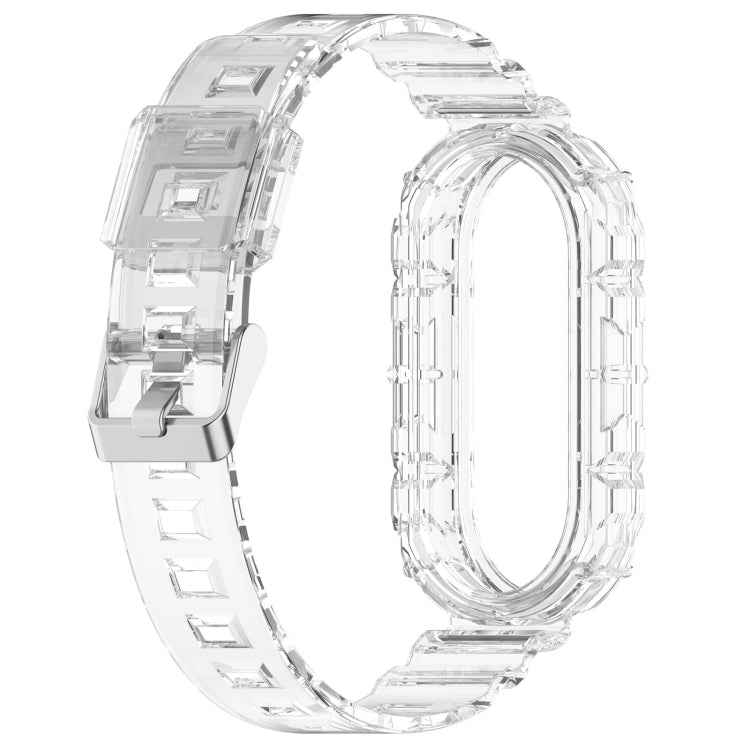 Integrated Transparent Silicone Watch Band, For Xiaomi Mi Band 8