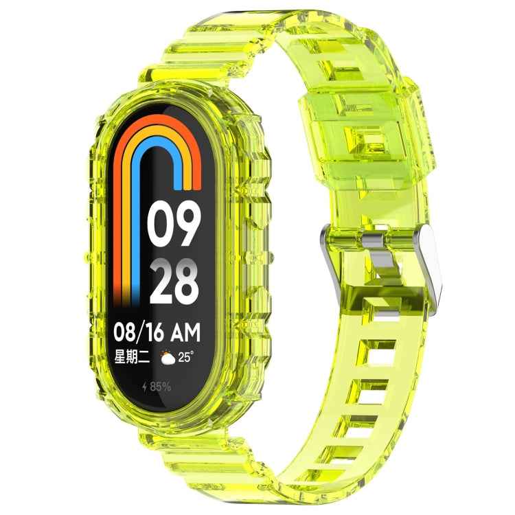 Integrated Transparent Silicone Watch Band, For Xiaomi Mi Band 8