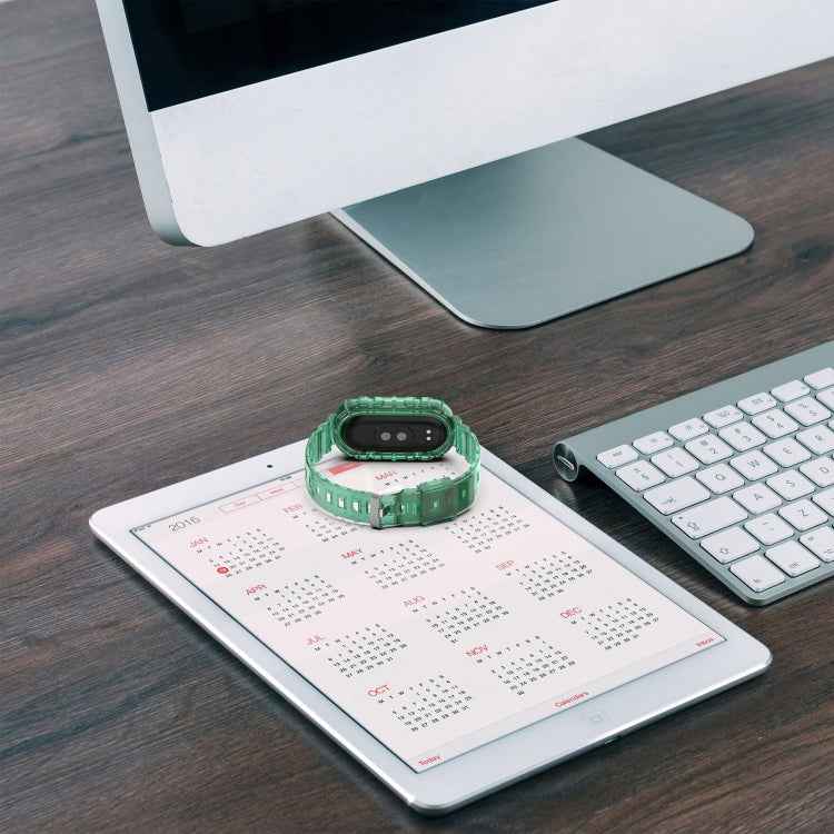 Integrated Transparent Silicone Watch Band, For Xiaomi Mi Band 8