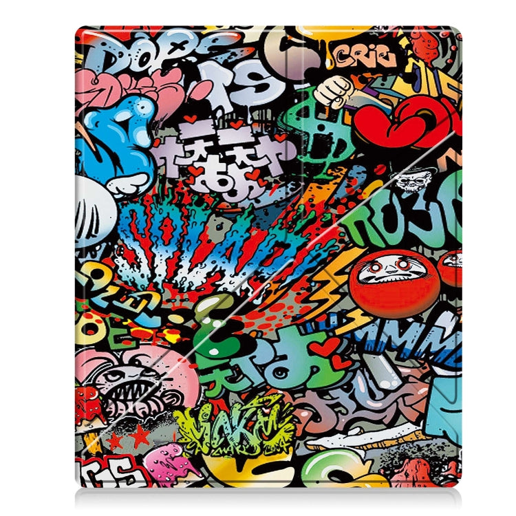 Painted Deformation TPU Leather Smart Tablet Case