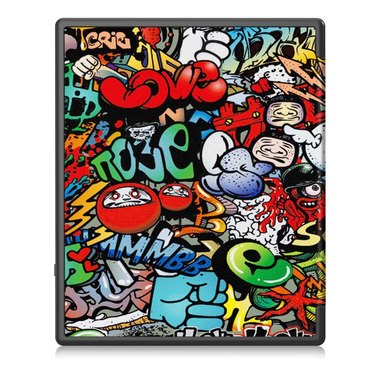 Painted Deformation TPU Leather Smart Tablet Case