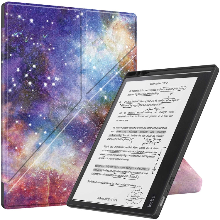 Painted Deformation TPU Leather Smart Tablet Case