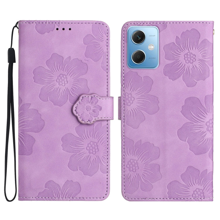 Flower Embossing Pattern Leather Phone Case, For Xiaomi Redmi Note 11 4G Global / Note 11S, For Xiaomi Redmi Note 12 5G, For Xiaomi Redmi Note 12 Pro 5G, For Xiaomi Redmi Note 12S
