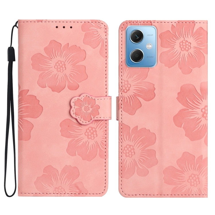 Flower Embossing Pattern Leather Phone Case, For Xiaomi Redmi Note 11 4G Global / Note 11S, For Xiaomi Redmi Note 12 5G, For Xiaomi Redmi Note 12 Pro 5G, For Xiaomi Redmi Note 12S