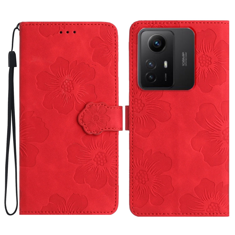 Flower Embossing Pattern Leather Phone Case, For Xiaomi Redmi Note 11 4G Global / Note 11S, For Xiaomi Redmi Note 12 5G, For Xiaomi Redmi Note 12 Pro 5G, For Xiaomi Redmi Note 12S
