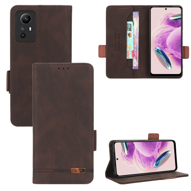 Magnetic Clasp Leather Phone Case, For Xiaomi Redmi Note 13 Pro 5G, For Xiaomi Redmi 12 4G Foreign / 5G, For Xiaomi Redmi 12 4G, For Xiaomi Poco F5 Pro / Redmi K60, For Xiaomi Redmi Note 12S 4G, For Xiaomi Redmi Note 12 4G