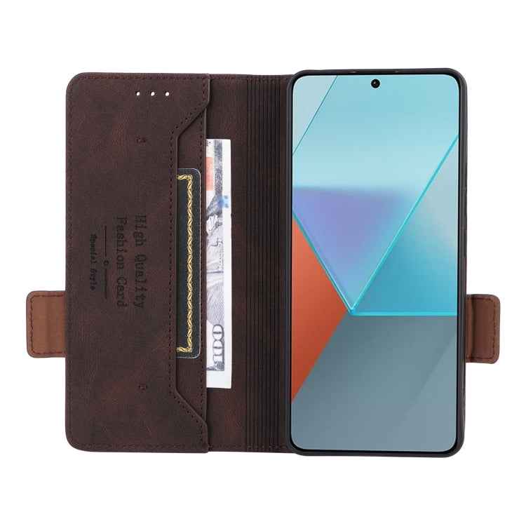 Magnetic Clasp Leather Phone Case, For Xiaomi Redmi Note 13 Pro 5G, For Xiaomi Redmi 12 4G Foreign / 5G, For Xiaomi Redmi 12 4G, For Xiaomi Poco F5 Pro / Redmi K60, For Xiaomi Redmi Note 12S 4G, For Xiaomi Redmi Note 12 4G