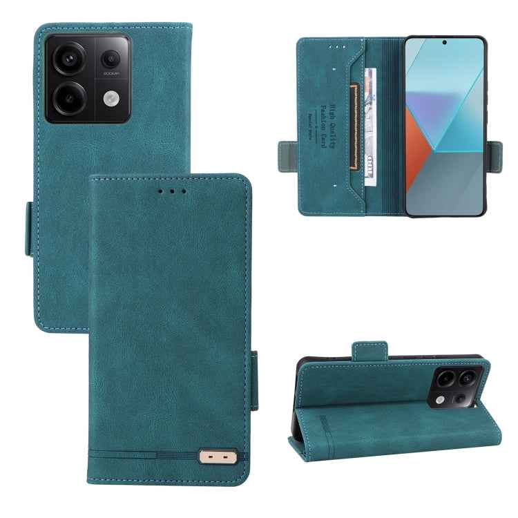 Magnetic Clasp Leather Phone Case, For Xiaomi Redmi Note 13 Pro 5G, For Xiaomi Redmi 12 4G Foreign / 5G, For Xiaomi Redmi 12 4G, For Xiaomi Poco F5 Pro / Redmi K60, For Xiaomi Redmi Note 12S 4G, For Xiaomi Redmi Note 12 4G