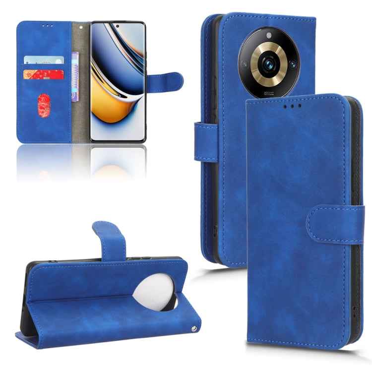 Skin Feel Magnetic Flip Leather Phone Case, For Realme 11 Pro / 11 Pro+, For Realme C65 4G