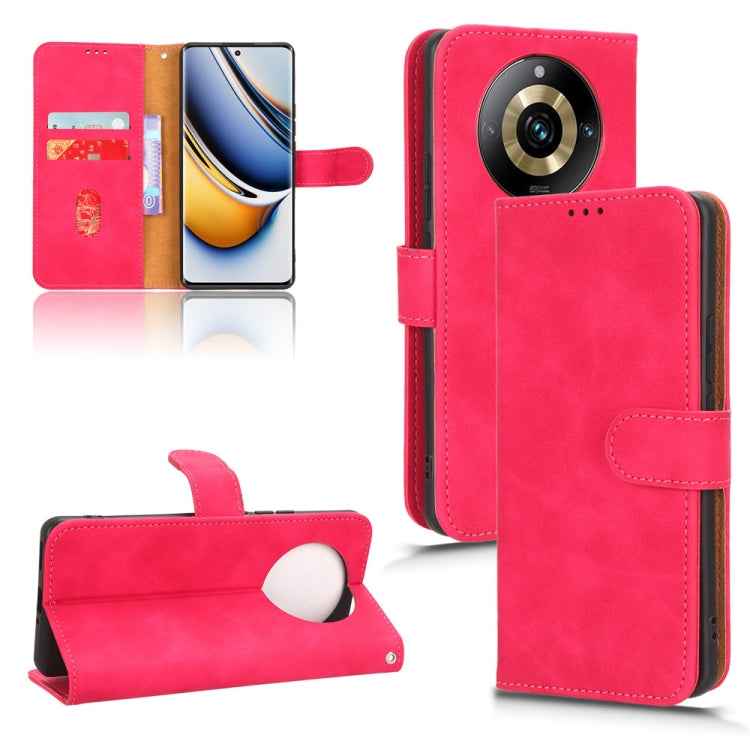 Skin Feel Magnetic Flip Leather Phone Case, For Realme 11 Pro / 11 Pro+, For Realme C65 4G