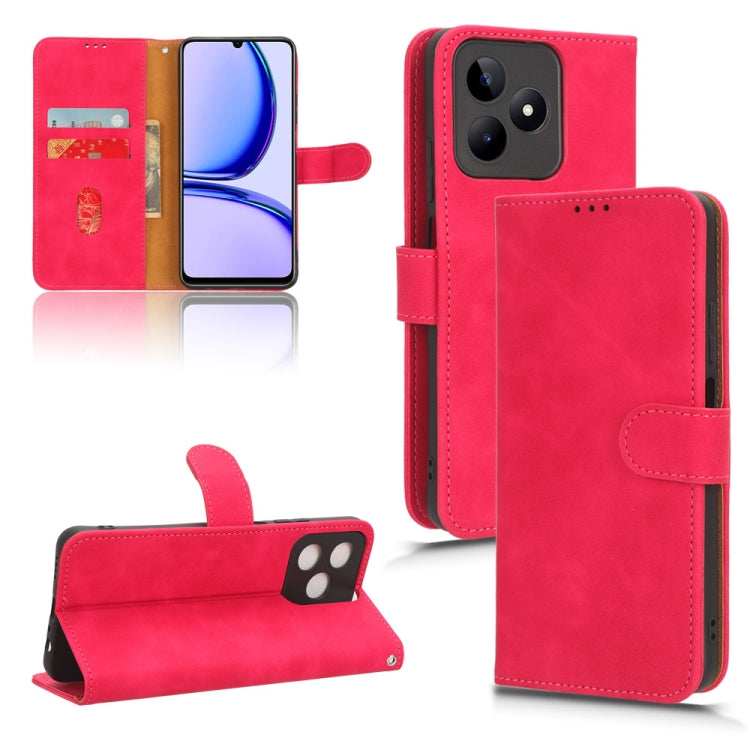 Skin Feel Magnetic Flip Leather Phone Case, For Realme C67 4G, For Realme 11 5G / 11X 5G, For Realme C53 4G, For Realme 11, For Realme 11 Pro / 11 Pro+, For Realme C65 4G