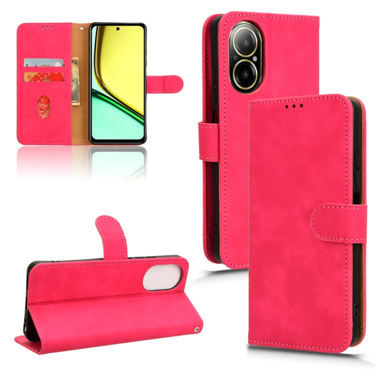 Skin Feel Magnetic Flip Leather Phone Case, For Realme C67 4G, For Realme 11 5G / 11X 5G, For Realme C53 4G, For Realme 11, For Realme 11 Pro / 11 Pro+, For Realme C65 4G