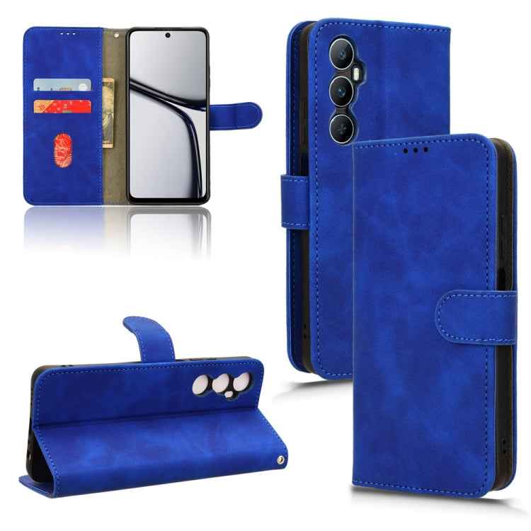 Skin Feel Magnetic Flip Leather Phone Case, For Realme 11 Pro / 11 Pro+, For Realme C65 4G