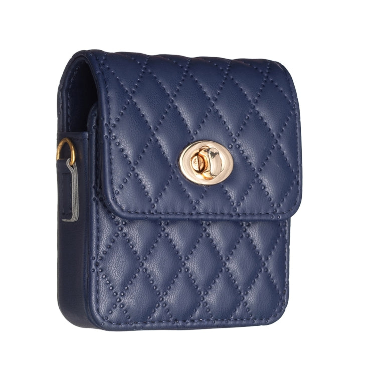 BFB03 Diamond Lattice Magnetic Leather Phone Case, For OPPO Find N2 Flip