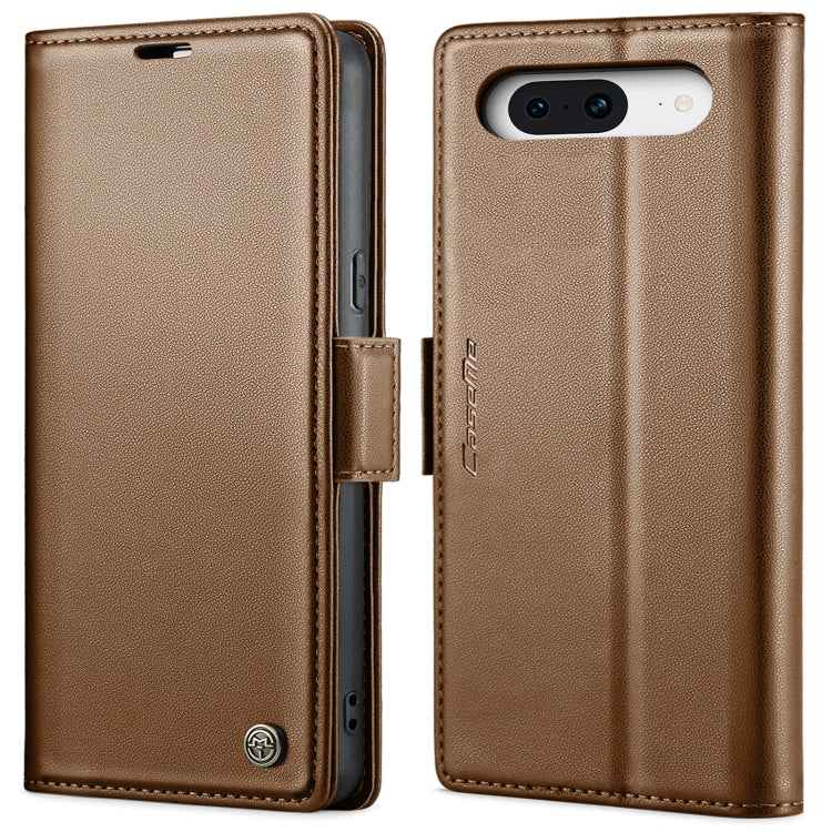 CaseMe 023 Butterfly Buckle Litchi Texture RFID Anti-theft Leather Phone Case, For Google Pixel 10 Pro XL / 9 Pro XL, For Google Pixel 10 / 10 Pro / 9, For Google Pixel 8a, For Google Pixel 8 Pro, For Google Pixel 8, For Google Pixel 7a