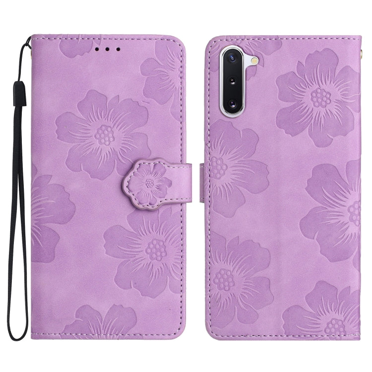 Flower Embossing Pattern Leather Phone Case, For Samsung Galaxy Note10, For Samsung Galaxy Note10+