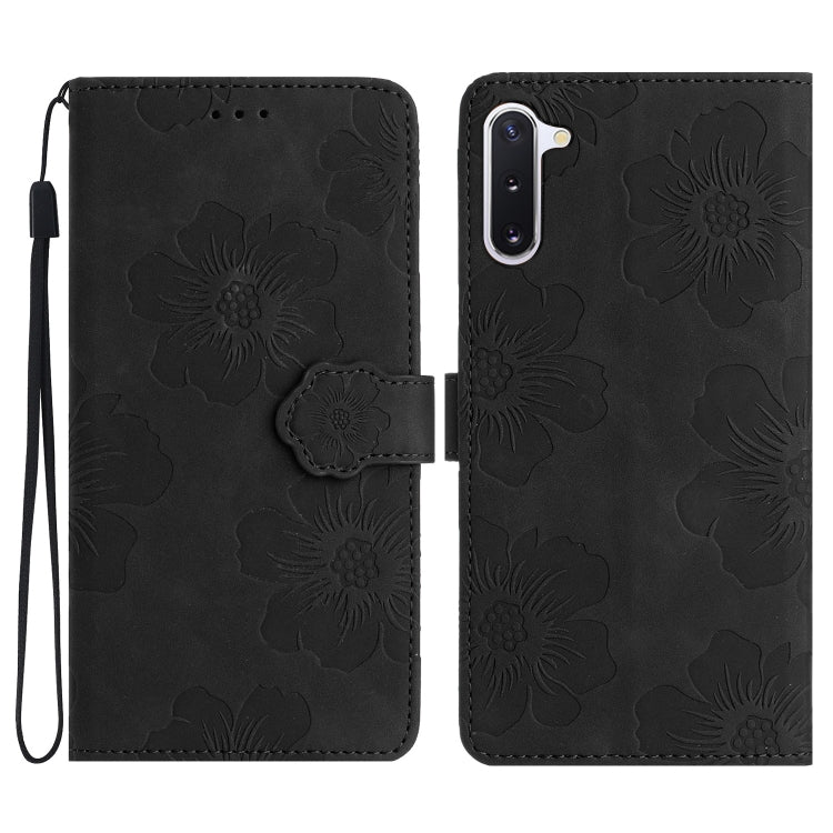 Flower Embossing Pattern Leather Phone Case, For Samsung Galaxy Note10, For Samsung Galaxy Note10+