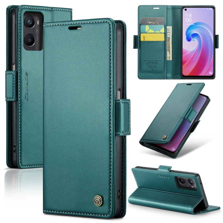 CaseMe 023 Butterfly Buckle Litchi Texture RFID Anti-theft Leather Phone Case, For OPPO Reno8 Lite Global, For OPPO Reno7 4G Indonesia/F21 Pro 4G/Reno8 4G, For OPPO F21 Pro 5G Globa/Reno8 Z Global, For OPPO Reno8 T 5G/A1 Pro 5G, For OPPO Reno8 5G Globa...