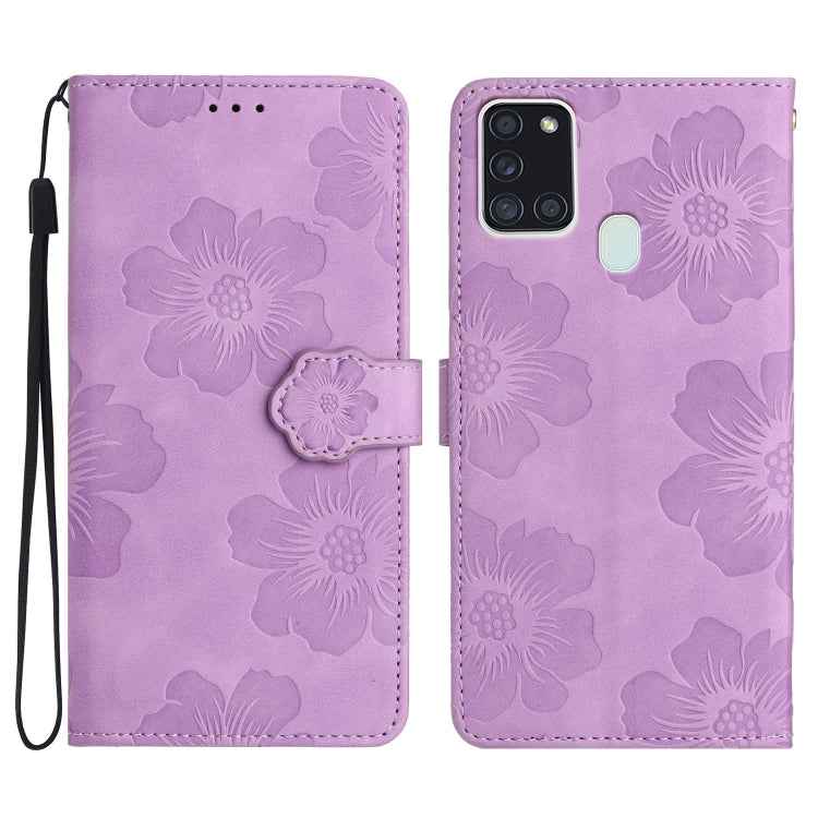 Flower Embossing Pattern Leather Phone Case, For Samsung Galaxy A12, For Samsung Galaxy A13 4G, For Samsung Galaxy A13 5G, For Samsung Galaxy A14 5G, For Samsung Galaxy A20 / A30, For Samsung Galaxy A20e, For Samsung Galaxy A20s, For Samsung Galaxy A21...