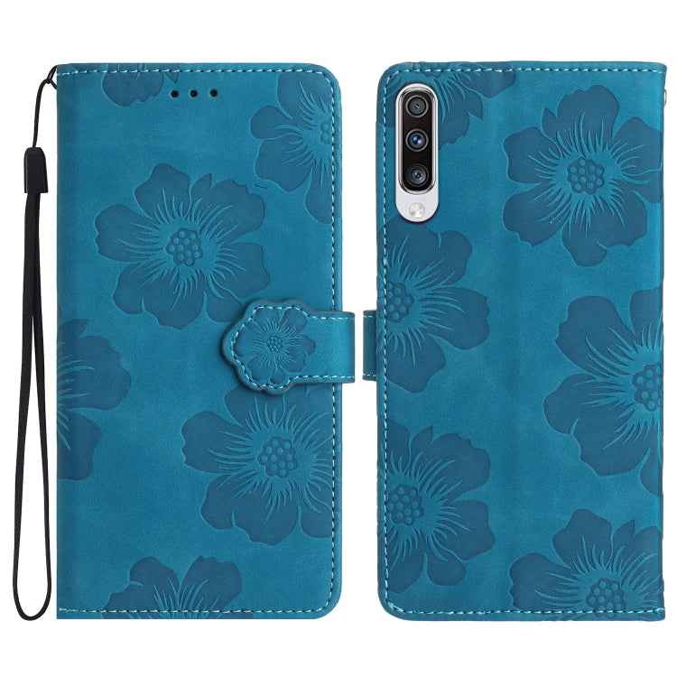 Flower Embossing Pattern Leather Phone Case, For Samsung Galaxy A42 5G, For Samsung Galaxy A50, For Samsung Galaxy A51 4G, For Samsung Galaxy A52 5G, For Samsung Galaxy A53 5G, For Samsung Galaxy A54 5G, For Samsung Galaxy A70, For Samsung Galaxy A71 4...