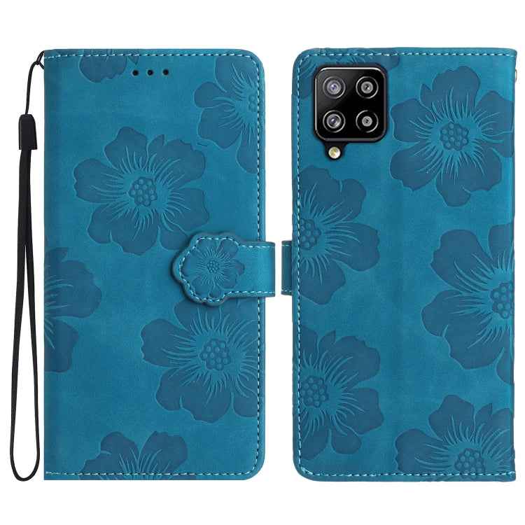 Flower Embossing Pattern Leather Phone Case, For Samsung Galaxy A73 5G, For Samsung Galaxy M23, For Samsung Galaxy M32, For Samsung Galaxy M52, For Samsung Galaxy M53