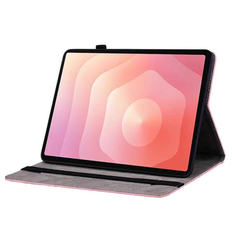 Butterfly Rose Embossed Leather Tablet Case, For Samsung Galaxy Tab S11, For Samsung Galaxy Tab А9+, For Samsung Galaxy Tab А9, For Samsung Galaxy Tab S9, For Samsung Galaxy Tab S9+, For Samsung Galaxy Tab S8+ / S7+ / S7 FE, For Samsung Galaxy Tab S7 /...