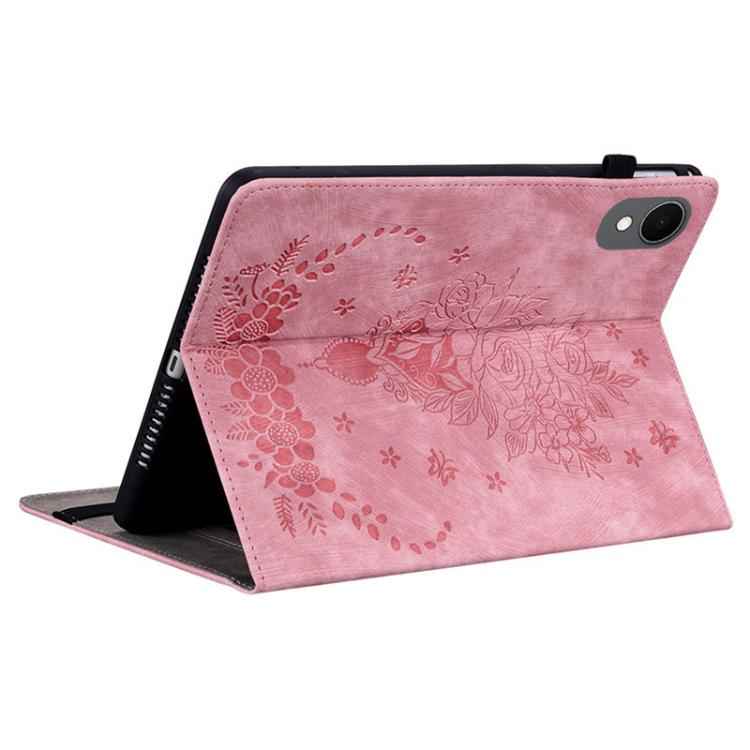 Butterfly Rose Embossed Leather Tablet Case, For Samsung Galaxy Tab S11, For Samsung Galaxy Tab А9+, For Samsung Galaxy Tab А9, For Samsung Galaxy Tab S9, For Samsung Galaxy Tab S9+, For Samsung Galaxy Tab S8+ / S7+ / S7 FE, For Samsung Galaxy Tab S7 /...