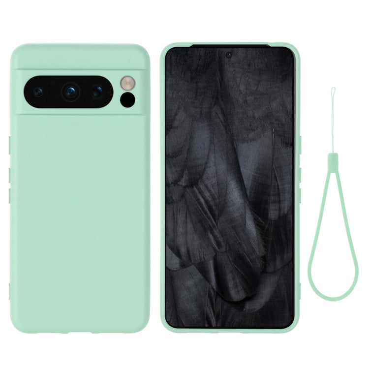 Solid Color Liquid Silicone Dropproof Full Coverage Phone Case, For Google Pixel 9 Pro XL, For Google Pixel 9 Pro, For Google Pixel 9, For Google Pixel 8a, For Google Pixel 8 Pro, For Google Pixel 8