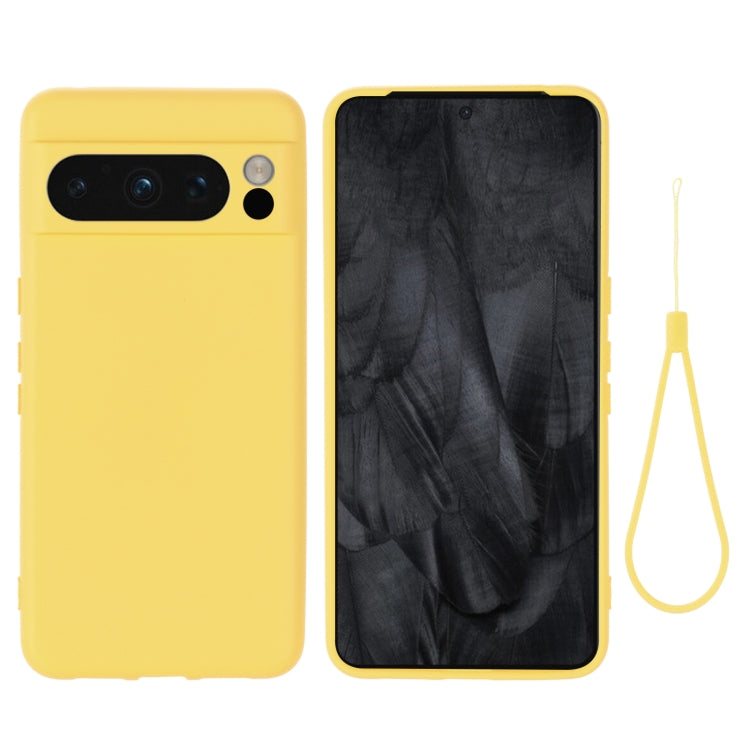 Solid Color Liquid Silicone Dropproof Full Coverage Phone Case, For Google Pixel 9 Pro XL, For Google Pixel 9 Pro, For Google Pixel 9, For Google Pixel 8a, For Google Pixel 8 Pro, For Google Pixel 8