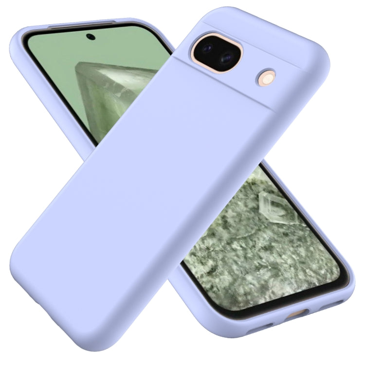 Solid Color Liquid Silicone Dropproof Full Coverage Phone Case, For Google Pixel 9 Pro XL, For Google Pixel 9 Pro, For Google Pixel 9, For Google Pixel 8a, For Google Pixel 8 Pro, For Google Pixel 8