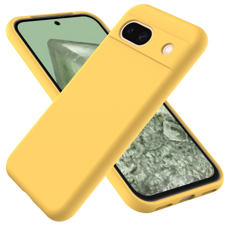 Solid Color Liquid Silicone Dropproof Full Coverage Phone Case, For Google Pixel 9 Pro XL, For Google Pixel 9 Pro, For Google Pixel 9, For Google Pixel 8a, For Google Pixel 8 Pro, For Google Pixel 8