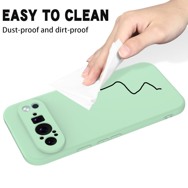 Solid Color Liquid Silicone Dropproof Full Coverage Phone Case, For Google Pixel 9 Pro XL, For Google Pixel 9 Pro, For Google Pixel 9, For Google Pixel 8a, For Google Pixel 8 Pro, For Google Pixel 8