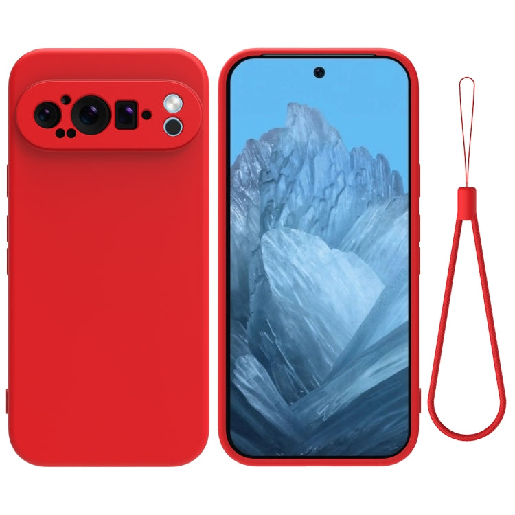 Solid Color Liquid Silicone Dropproof Full Coverage Phone Case, For Google Pixel 9 Pro XL, For Google Pixel 9 Pro, For Google Pixel 9, For Google Pixel 8a, For Google Pixel 8 Pro, For Google Pixel 8
